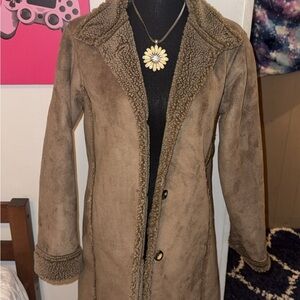 L.L. Bean Women's Brown Teddy Jacket